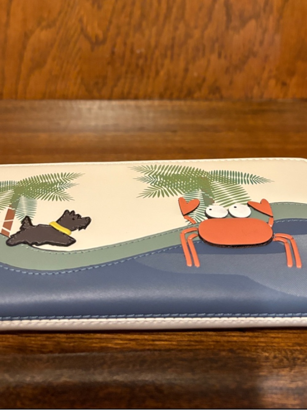 NWT-Radley London-Clawde Crab 🦀 Large Zip Around Wallet-$148 - Picture 7 of 11
